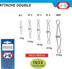 5 Attaches Doubles JB