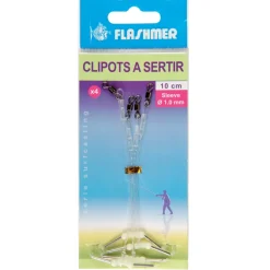 4 Clipots à sertir 10 cm