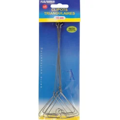 5 Clipots Triangulaires Inox
