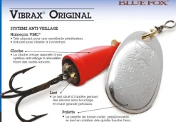 12 Cuillers Blue Fox Vibrax Original N° 3 8gr