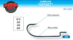 10 Hameçons Offset