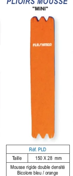 10 Mini Plioirs mousse 150 X 28 mm