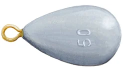 25 Plombs poire anneau laiton