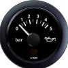 Afficheur VDO Manomètre huile 5 bars - Ø52 mm - Noir