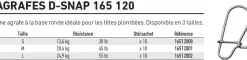 Agrafe Daiwa Tournament D