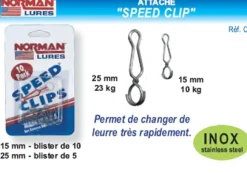 Agrafes Flashmer Speed Clip Inox