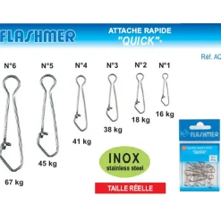 Agrafes rapide Flashmer Quick Inox