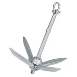 Ancre Marine grappin Plastimo à pelles éffilées - 3.5 Kg