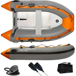 Annexe Pneumatique Cape Horn Challenger 270 Fond Aluminium Orange