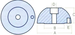 Anode VDM pour hélice J-Prop D60