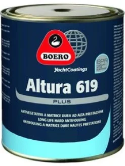 Antifouling Boero Altura 619 matrice dure 0.75L Bleu Foncé