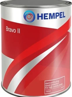Antifouling Hempel Bravo matrice dure 0.75L Bleu marine