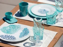 Assiette dessert Marine Business - Collection Harmony Mare Blue - 6 pièces