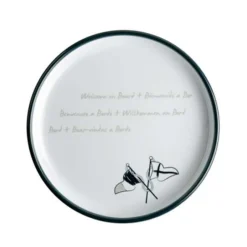 Assiette dessert Marine Business - Collection Welcome On Board - 6 pièces