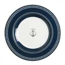 Assiette Dessert Marine Business - Collection Sailor Soul - 6 Pièces