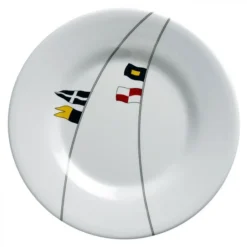 Assiette Dessert Marine Business - Collection Regata - 6 Pièces