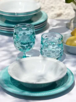 Assiette Dessert Marine Business - Collection Harmony Acqua - 6 Pièces