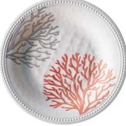 Assiette Plate Marine Business - Collection Harmony Mare Coral - 6 pièces