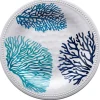 Assiette Plate Marine Business - Collection Harmony Mare Blue - 6 pièces