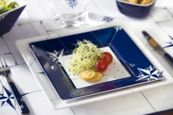 Assiette Plate Marine Business - Collection Northwind - 2 pièces + 1 pièces dessert - OCCASION GRADE A+