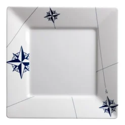 Assiette Plate Marine Business - Collection Northwind - 2 pièces + 1 pièces dessert - OCCASION GRADE A+