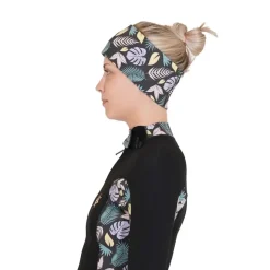 Bandeau cheveux Mellow Sea en néoprène Noir
