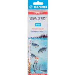 Bas de Ligne Daurade Pro Fluorocarbone 2 Hameçons N° 1/0
