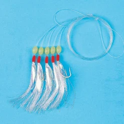 Bas de Ligne Flashmer Leurre à Maquereaux avec Perles