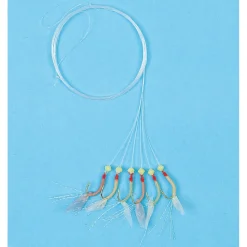Bas de Ligne Flashmer Petites Larves 6 Hameçons