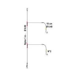 Bas de Ligne Metal Clip Falshmer