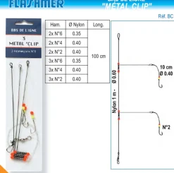 Bas de Ligne Metal Clip Falshmer