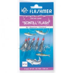 Bas de ligne Scintill Flash Flashmer 5 Hameçons
