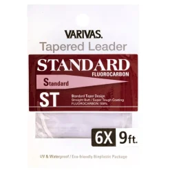 Bas de ligne Varivas Tapered Leader Standard Fluorocarbon - 9ft