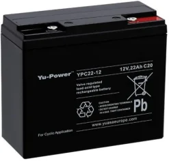 Batterie Marine Etanche Yuasa 12V AGM 22AH