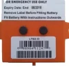 Batterie Mc Murdo lithium de rechange VHF R1 - LTB2