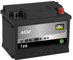 Batterie 12V 60Ah AGM Tech Power Start & Stop