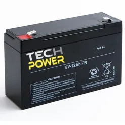 Batterie 6V 12Ah Etanche Tech Power Agm TP6-12