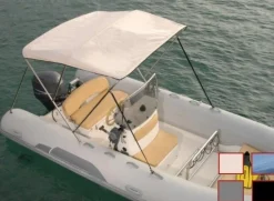 Bimini Inox 3 arceaux  MATC Oxygene 1370-1550 mm