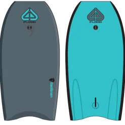 Bodyboard Flood Usurper Charcoal/Aqua 44