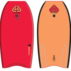 Bodyboard Flood Usurper Red/Fluro Orange 41