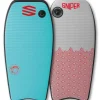 Bodyboard gonflable Sniper Puffer Teal/Red  38