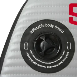 Bodyboard gonflable Sniper Puffer Teal/Red  38