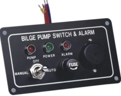 Boitier de commande et alarme Plastimo pour pompe de cale 12V