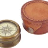 Boussole Décomarine Laiton vieilli - Ø 5,5 cm