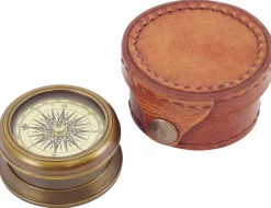 Boussole Décomarine Laiton vieilli - Ø 5,5 cm