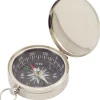 Boussole Décomarine Laiton nickelé, Ø 4,5 cm