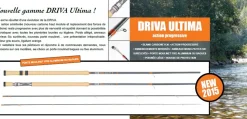 Canne à Pêche Pierre Sempé Driva Ultima 39/3 avec Porte-Moulinet Fixe