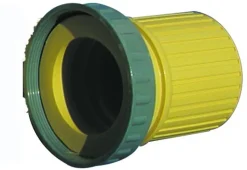 Capuchon Hubbell caoutchouc jaune gamme 15 et 30A