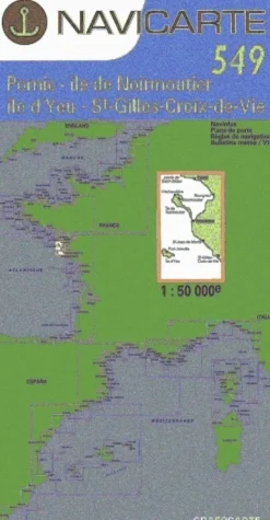 Carte de Navigation Navicarte pliée