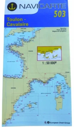 Carte de Navigation Navicarte pliée